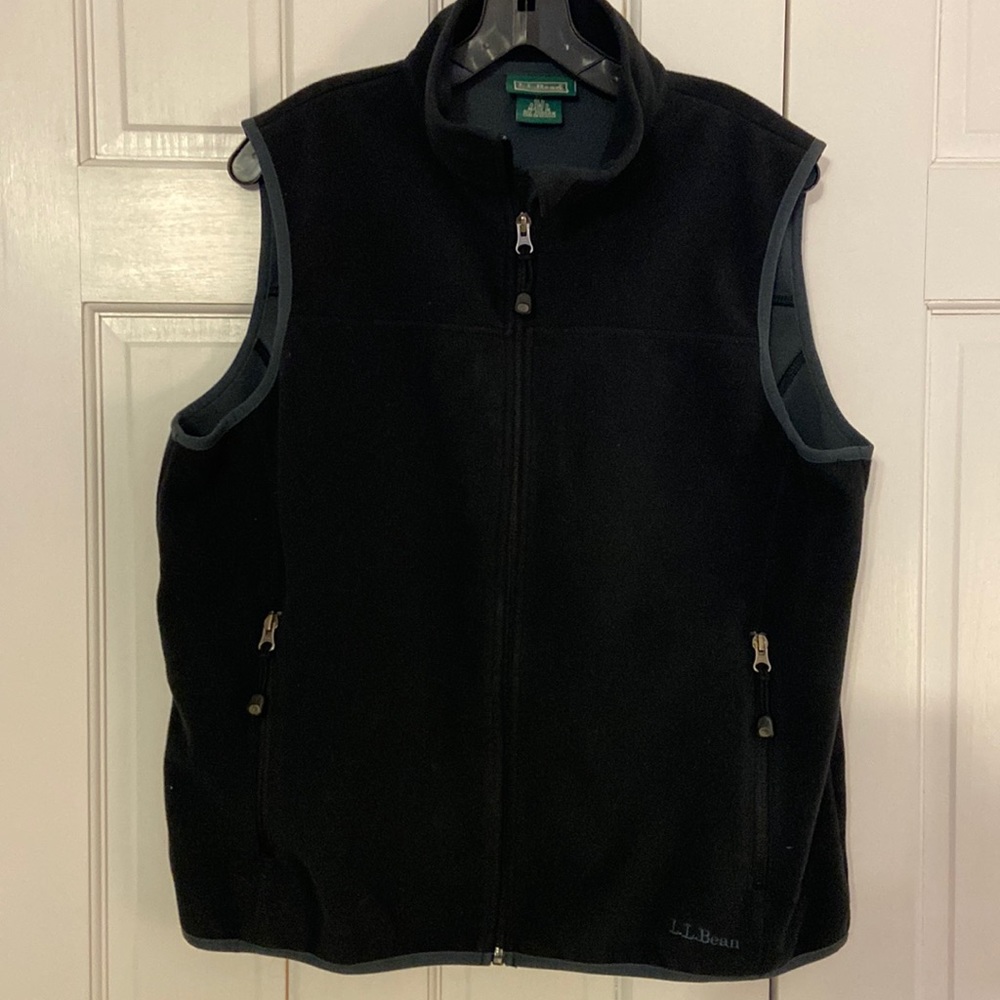 L. L. Bean Fleece Vest Womens L
